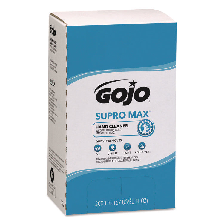 SUPRO MAX Hand Cleaner Refill, Unscented, 2,000 mL, 4/Carton