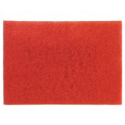 Low-Speed Buffer Floor Pads 5100, 28 X 14, Red, 10/carton