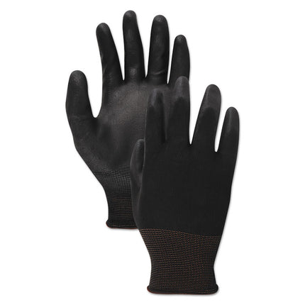 Palm Coated Cut-Resistant Hppe Glove, Salt And Pepper/black, Size 10 (x-Large), Dozen
