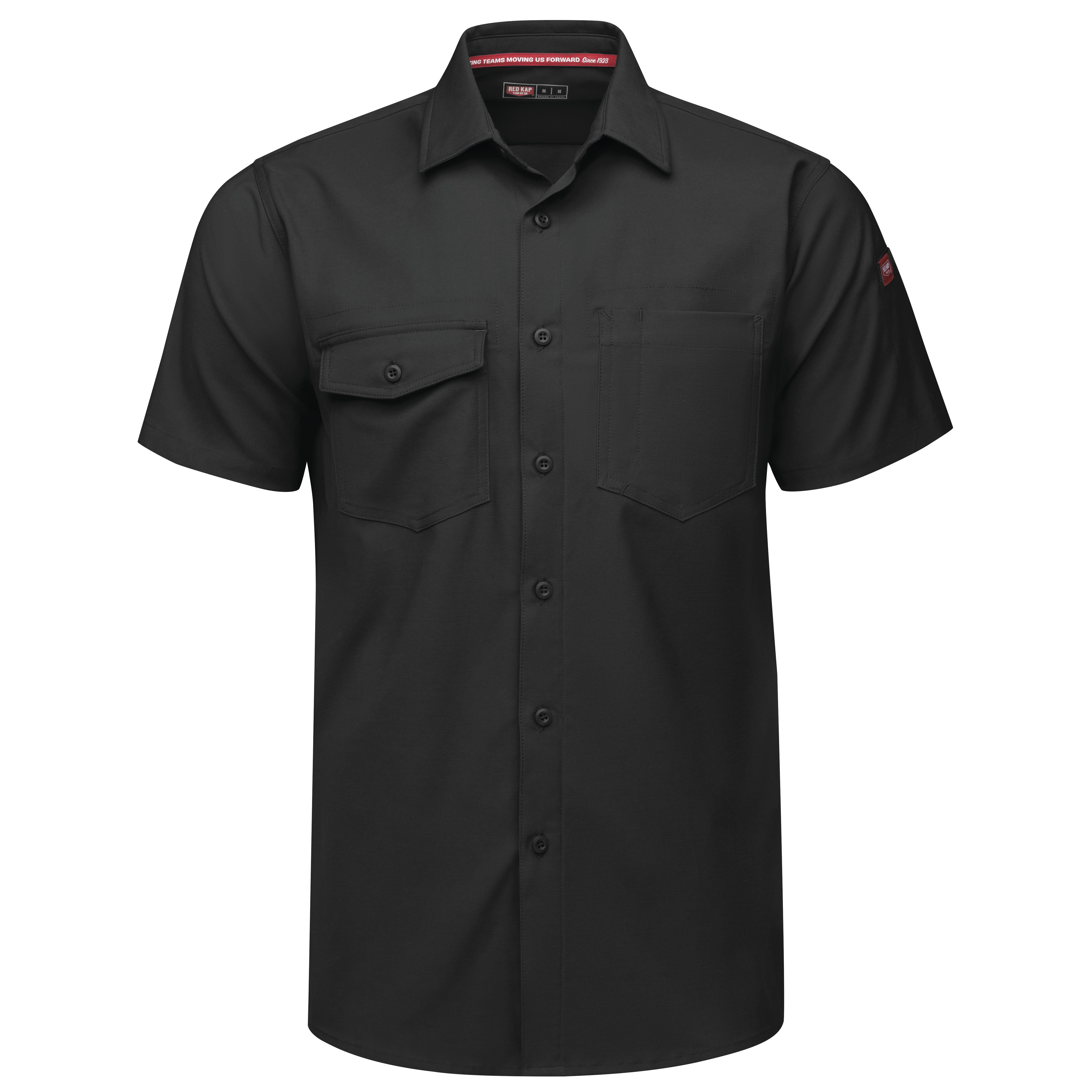 Red Kap® Men's Cooling Short Sleeve Work Shirt / TSM2BK