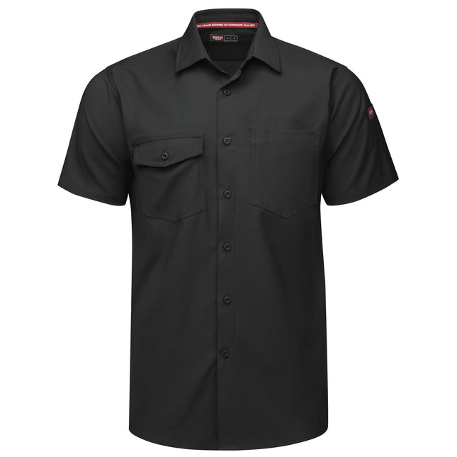 Red Kap® Men's Cooling Short Sleeve Work Shirt / TSM2BK