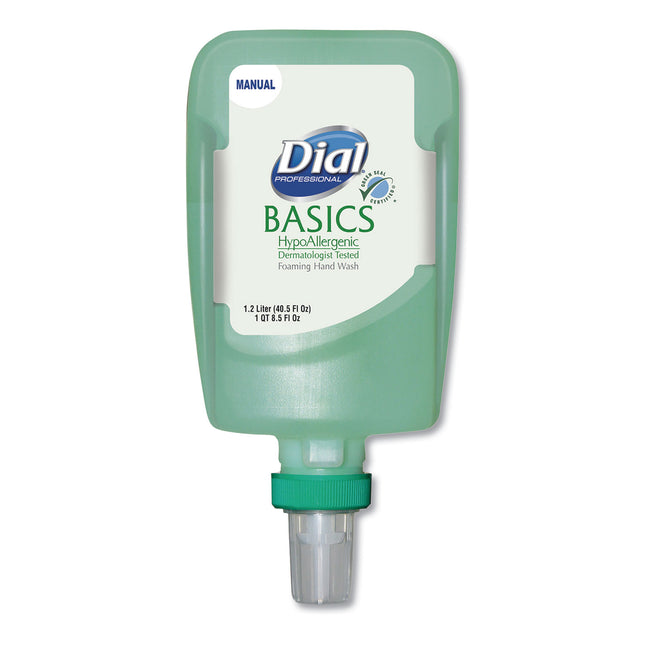 Basics Hypoallergenic Foaming Hand Wash Refill for FIT Manual Dispenser, Honeysuckle Scent, 1.2 L