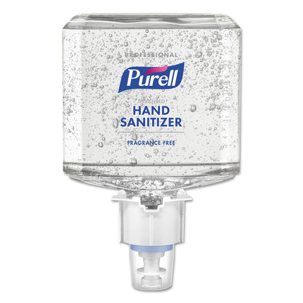 PROFESSIONAL ADVANCED GEL HAND SANITIZER FRAGRANCE FREE, FOR ES8 DISPENSER, 2/CARTON