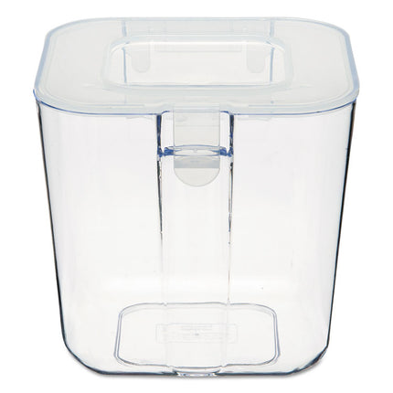 Stackable Caddy Organizer, Small, Plastic, 4.33 x 4 x 4.38, White