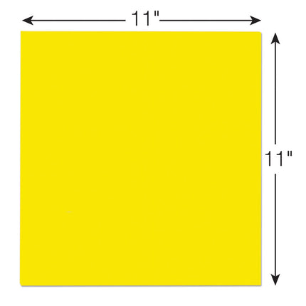 Big Notes, Unruled, 11 x 11, Yellow, 30 Sheets