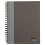 Royale Wirebound Business Notebooks, 1-Subject, Medium/College Rule, Black/Gray Cover, (96) 8.25 x 5.88 Sheets