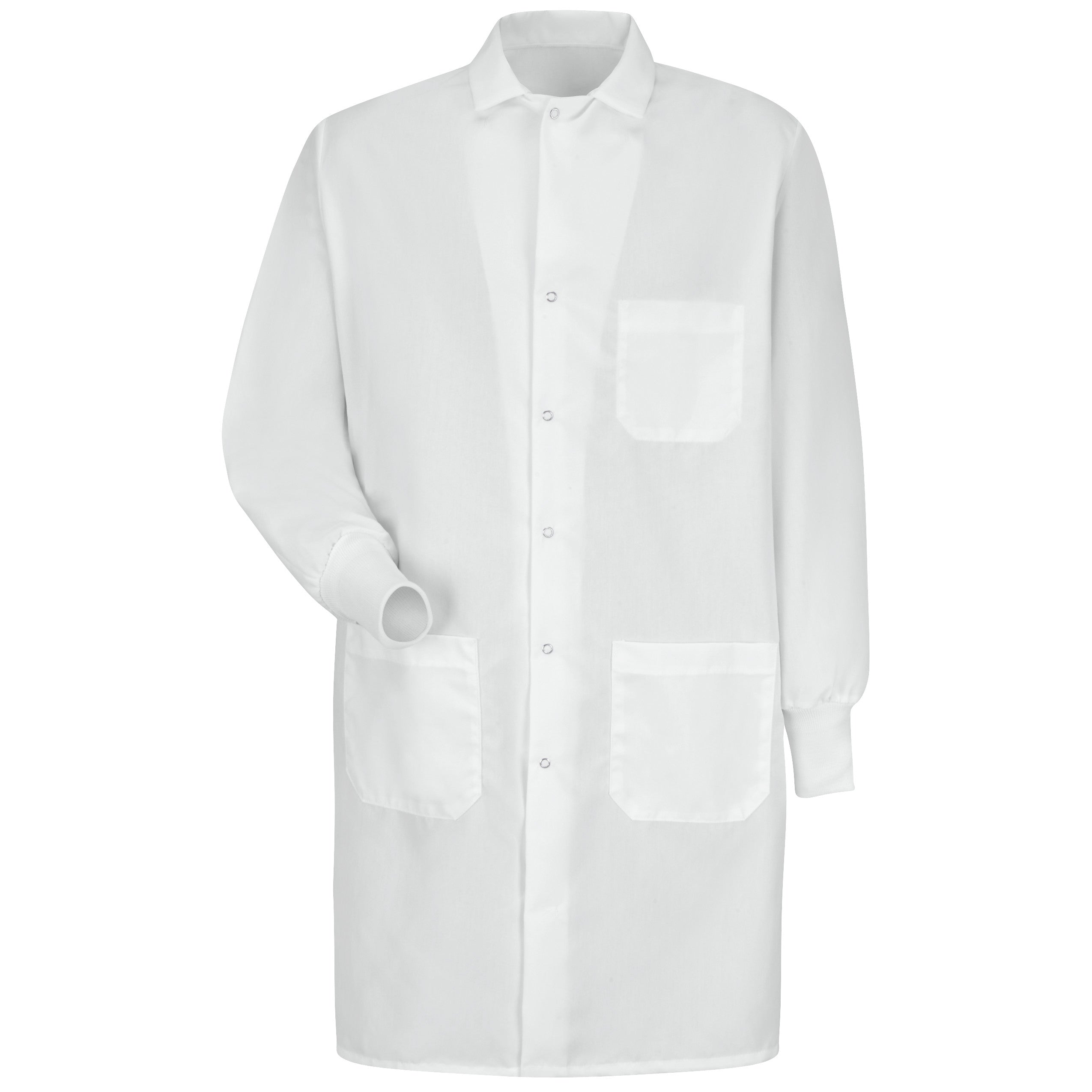 Red Kap® Unisex Specialized Cuffed Lab Coat with Interior Pocket / KP72WH