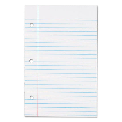 Filler Paper, 3-Hole, 5.5 X 8.5, Medium/college Rule, 100/pack