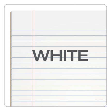 "The Legal Pad" Glue Top Pads, Wide/legal Rule, 50 White 8.5 X 11 Sheets, 12/pack