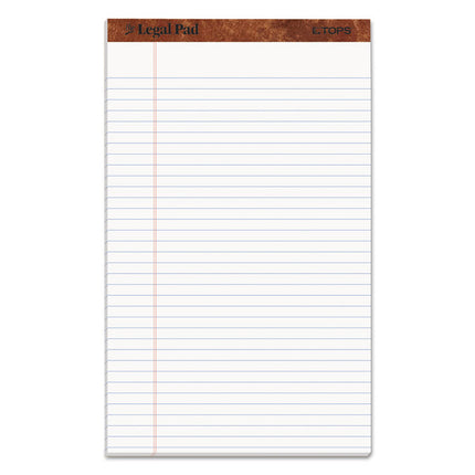"The Legal Pad" Ruled Perforated Pads, Wide/legal Rule, 50 White 8.5 X 14 Sheets, Dozen