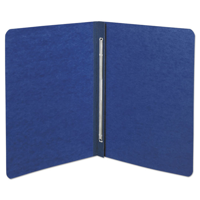 Presstex Report Cover With Tyvek Reinforced Hinge, Side Bound, Two-Piece Prong Fastener, 3" Capacity, 8.5 X 11, Dark Blue