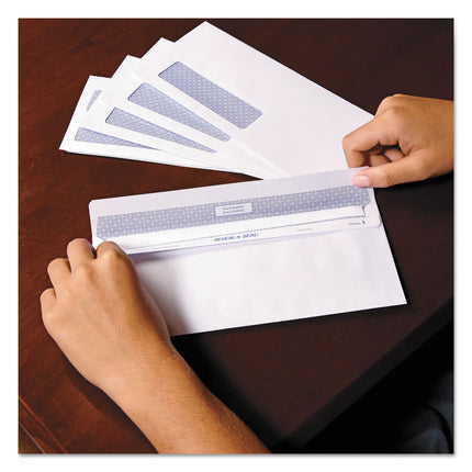 Reveal-N-Seal Envelope, #9, Commercial Flap, Self-Adhesive Closure, 3.88 X 8.88, White, 500/box