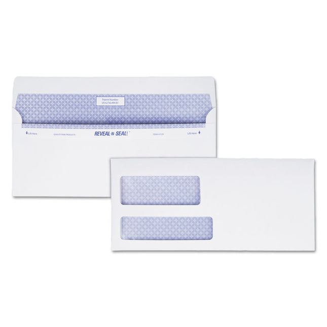 Reveal-N-Seal Envelope, #9, Commercial Flap, Self-Adhesive Closure, 3.88 X 8.88, White, 500/box