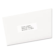 Copier Mailing Labels, Copiers, 1 X 2.81, White, 33/sheet, 500 Sheets/box