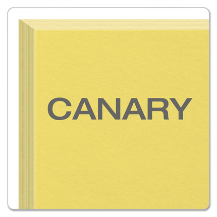 Unruled Index Cards, 4 X 6, Canary, 100/pack