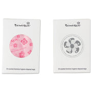Scensibles Personal Disposal Bags, 3.38" x 2" x 9.75", Pink, 50 Bags/Box, 24 Boxes/Carton