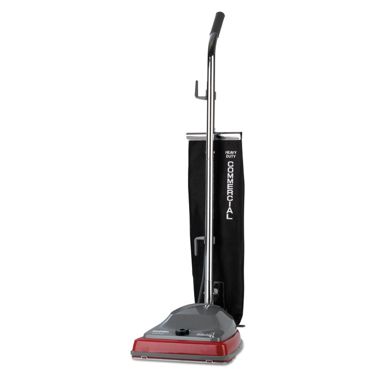 TRADITION Upright Vacuum SC679K, 12" Cleaning Path, Gray/Red/Black