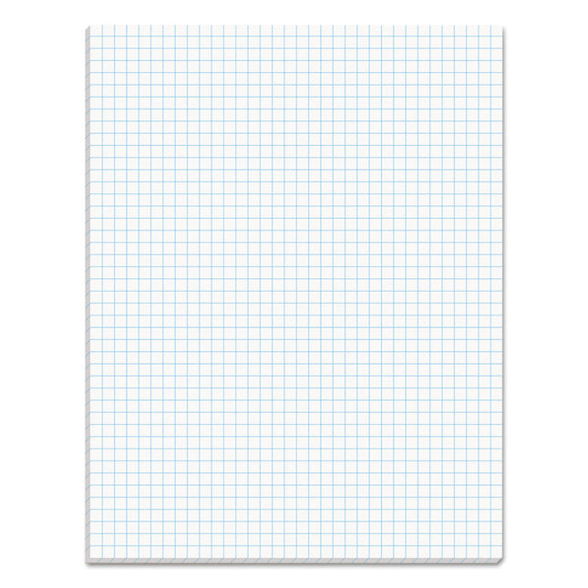 Quadrille Pads, Quadrille Rule (4 Sq/in), 50 White 8.5 X 11 Sheets