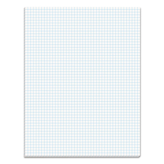 Quadrille Pads, Quadrille Rule (5 Sq/in), 50 White 8.5 X 11 Sheets