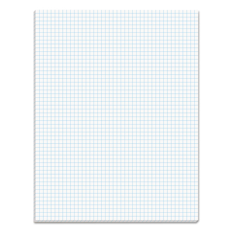Quadrille Pads, Quadrille Rule (5 Sq/in), 50 White 8.5 X 11 Sheets