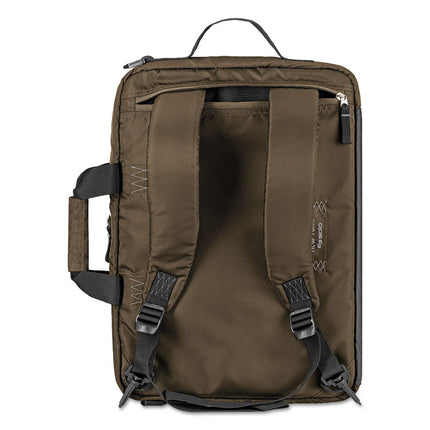 Zone Briefcase, Fits Devices Up to 15.6", Nylon, 4.25 x 17.5 x 17.5, Bronze