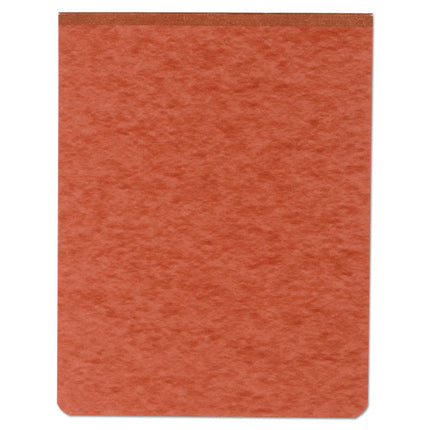Pressboard Report Cover With Tyvek Reinforced Hinge, Two-Piece Prong Fastener, 2" Capacity, 8.5 X 11, Red/red