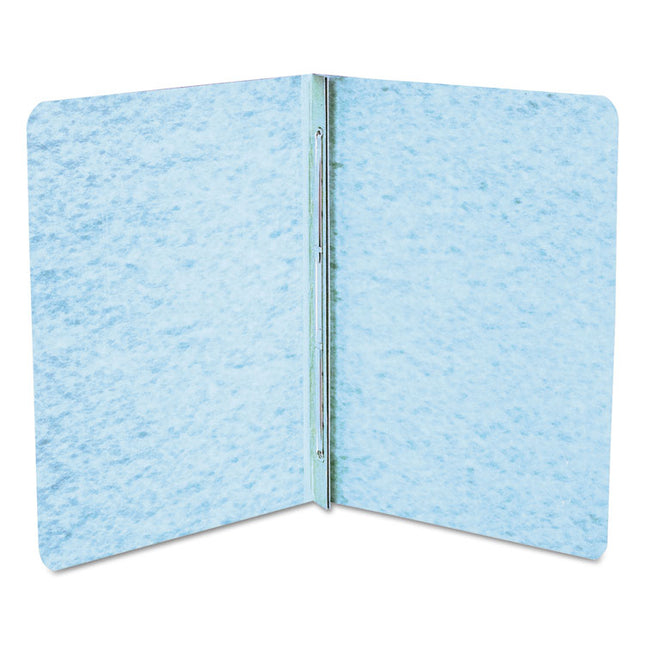 Presstex Report Cover With Tyvek Reinforced Hinge, Side Bound, Two-Piece Prong Fastener, 3" Capacity, 8.5 X 11, Light Blue