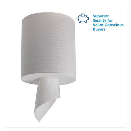 Pacific Blue Select 2-Ply Center-Pull Perf Wipers, 2-Ply, 8.25 x 12, White, 520/Roll, 6 Rolls/Carton