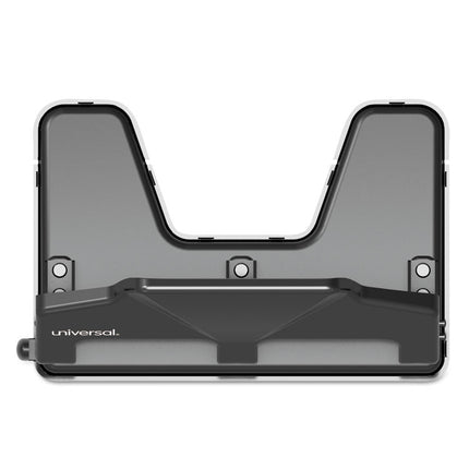 30-Sheet Three-Hole Power Assist Punch, 7 Mm Holes, Black