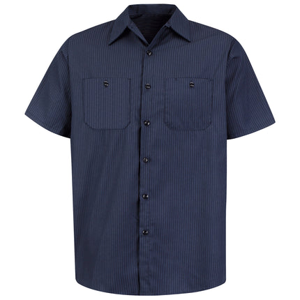 Red Kap® Men's Short Sleeve Durastripe® Work Shirt / SP24NL
