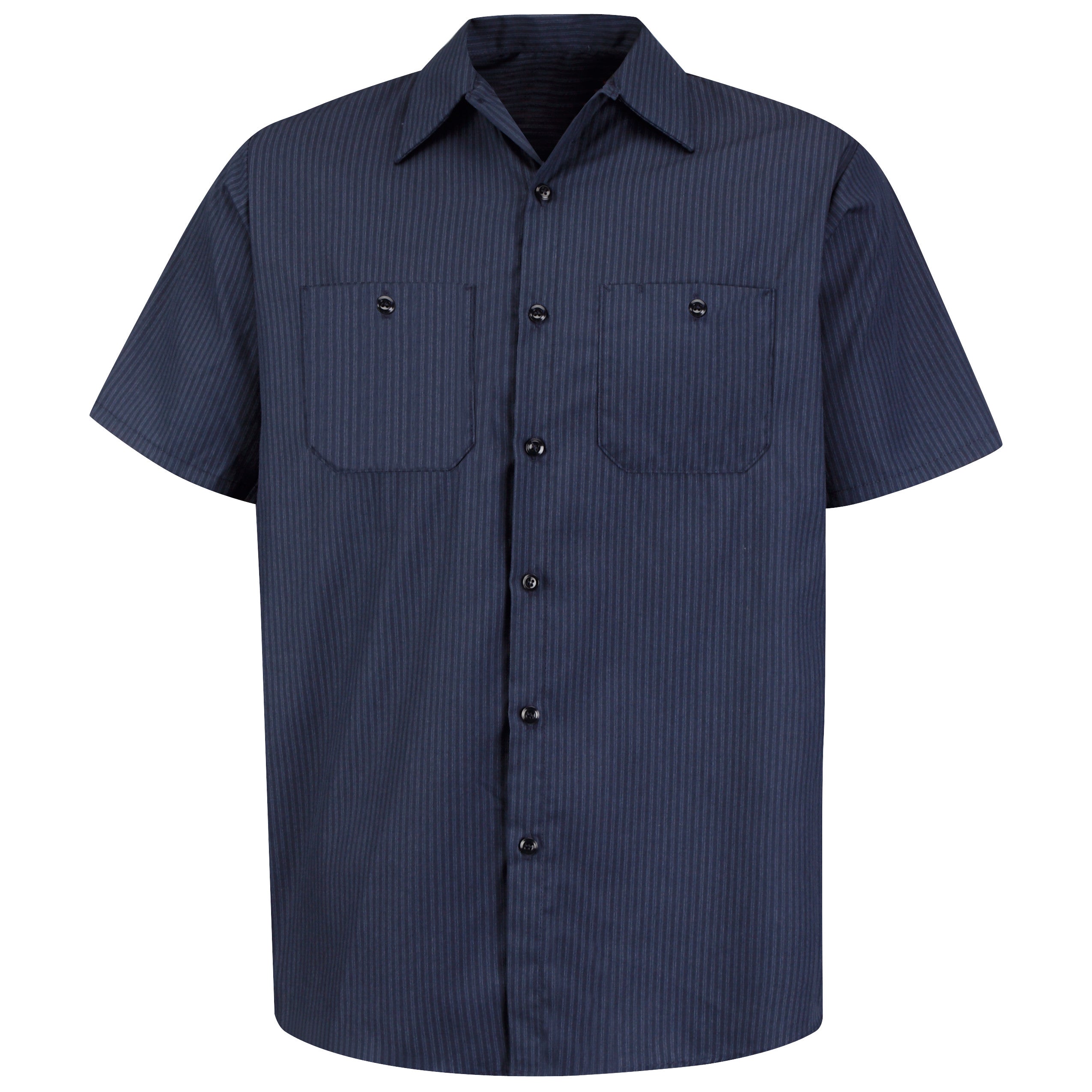 Red Kap® Men's Short Sleeve Durastripe® Work Shirt / SP24NL