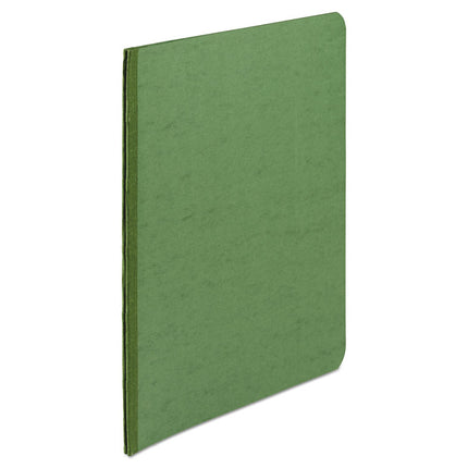 Presstex Report Cover With Tyvek Reinforced Hinge, Side Bound, 2-Piece Prong Fastener, 8.5 X 11, 3" Capacity, Dark Green