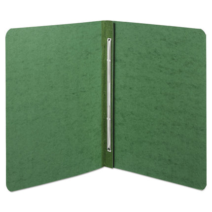 Presstex Report Cover With Tyvek Reinforced Hinge, Side Bound, 2-Piece Prong Fastener, 8.5 X 11, 3" Capacity, Dark Green