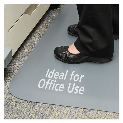 Pro Top Anti-Fatigue Mat, Pvc Foam/solid Pvc, 24 X 36, Gray