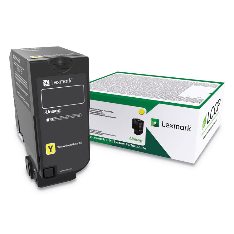 74c0hyg High-Yield Toner, 12,000 Page-Yield, Yellow