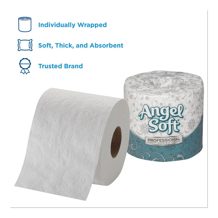 Angel Soft Ps Premium Bathroom Tissue, Septic Safe, 2-Ply, White, 450 Sheets/roll, 40 Rolls/carton
