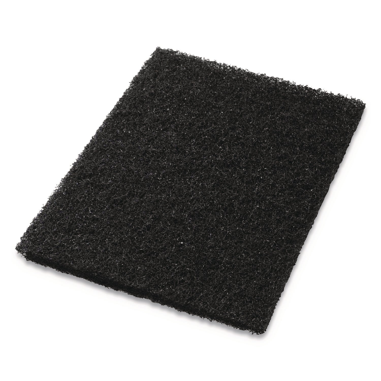 Scrubbing Pads, 14 x 28, Black, 5/Carton