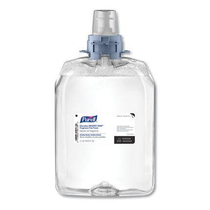 Education HEALTHY SOAP Fragrance Free Foam Refill, Unscented, 2,000 mL, 2/Carton