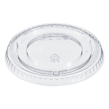 Non-Vented Cup Lids, Fits 12 oz Cold Cups, Plastic, Clear, 2,500/Carton