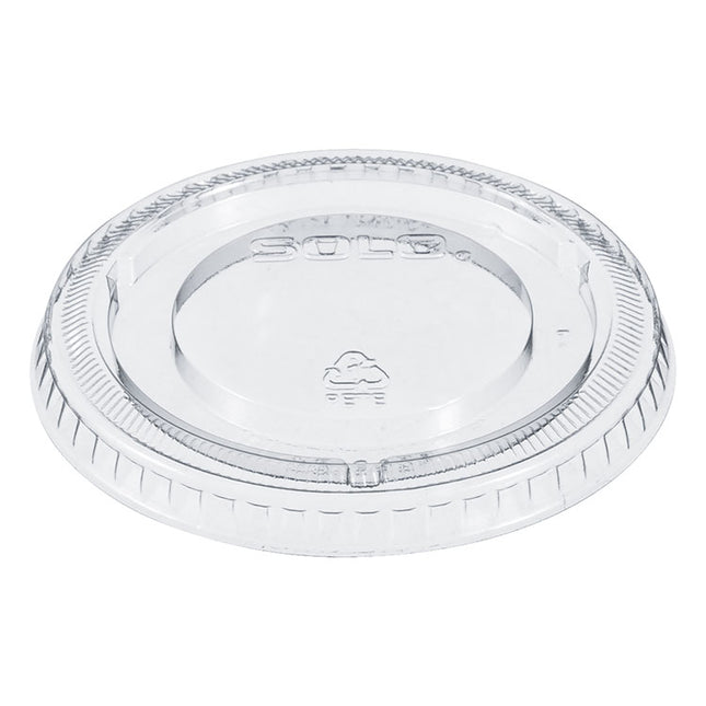 Non-Vented Cup Lids, Fits 12 oz Cold Cups, Plastic, Clear, 2,500/Carton