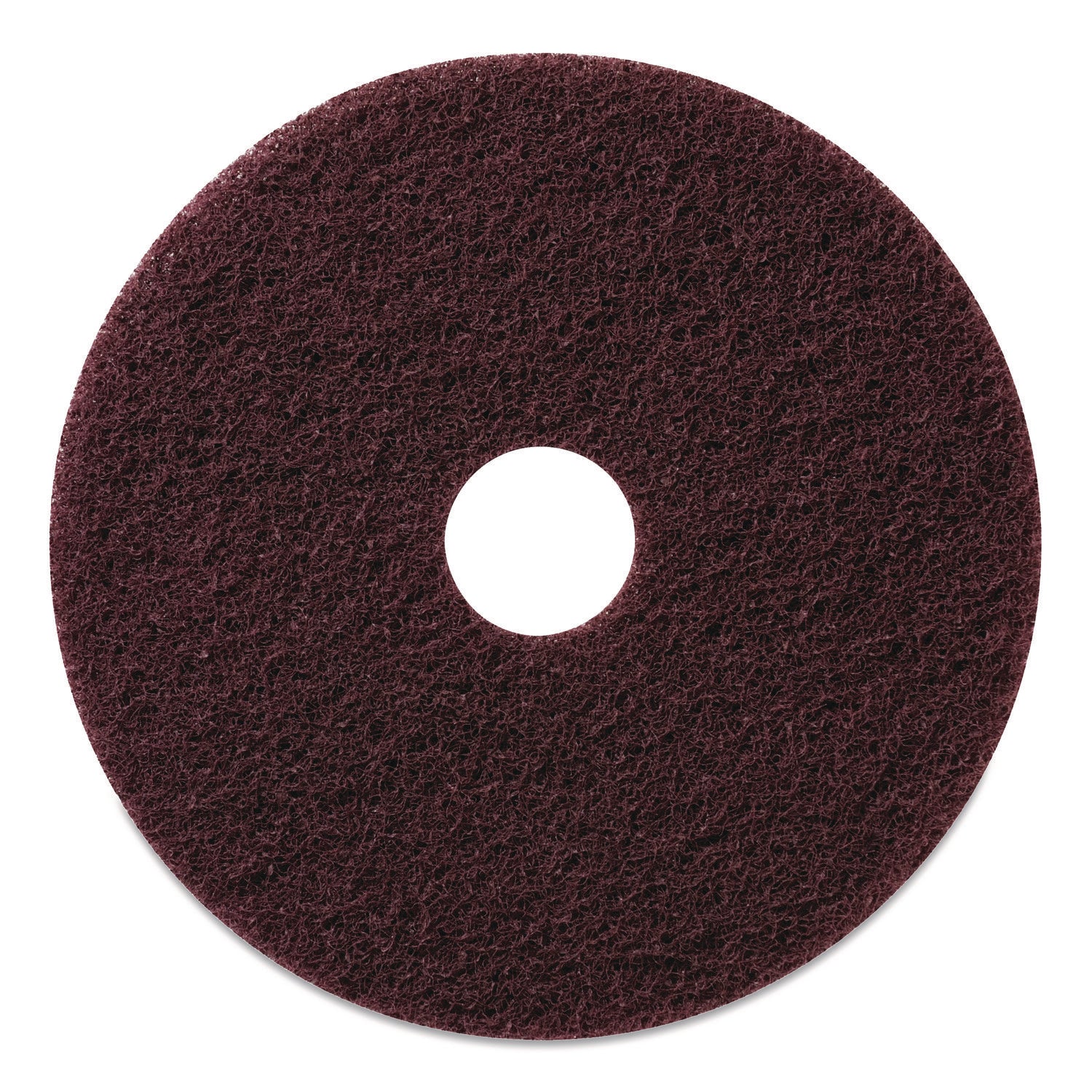 Stripping Pads, 20" Diameter, Burgundy, 5/Carton