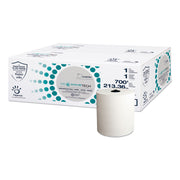 DissolveTech Paper Towel, 1-Ply, 7.5" x 700 ft, White, 6 Rolls/Carton