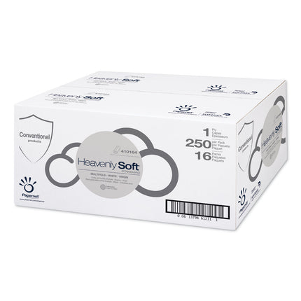 Heavenly Soft Standard Multi-Fold Towels, 1-Ply, 9.49 x 9.25, White, 250/Pack, 16 Packs/Carton