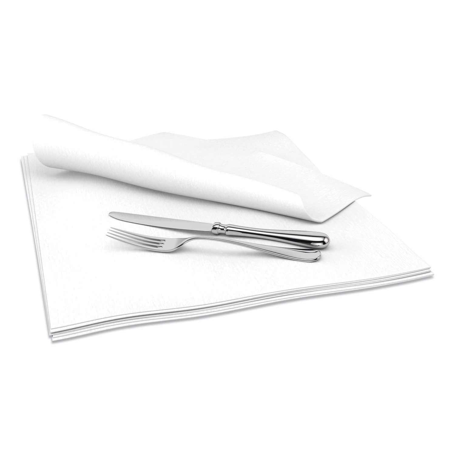 Select Dinner Napkins, 1-Ply, 15 X 15, White, 1000/carton