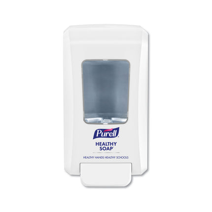 Fmx-20 Soap Push-Style Dispenser, 2,000 Ml, 4.68 X 6.5 X 11.66, For K-12 Schools, White