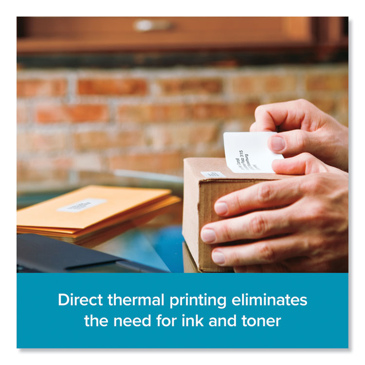 lw shipping labels, 2.13" x 4", white, 220 labels/roll, 6 rolls/pack