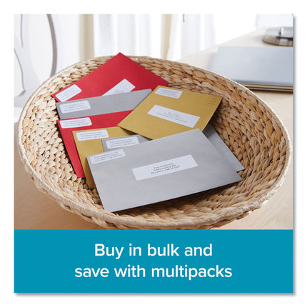 lw shipping labels, 2.13" x 4", white, 220 labels/roll, 6 rolls/pack