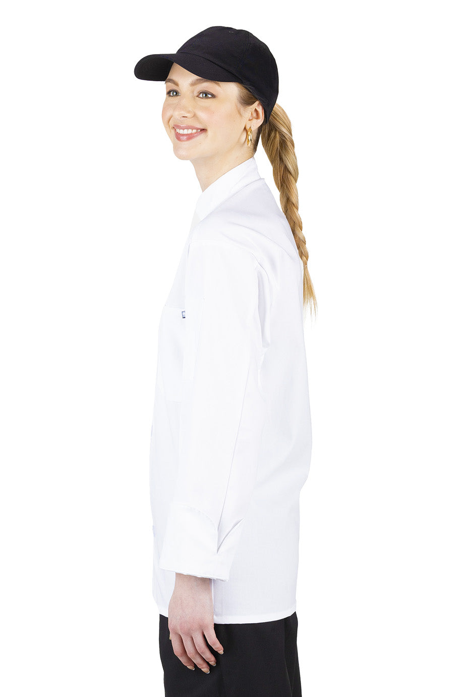 EDWARDS 8 BUTTON LONG SLEEVE CHEF COAT