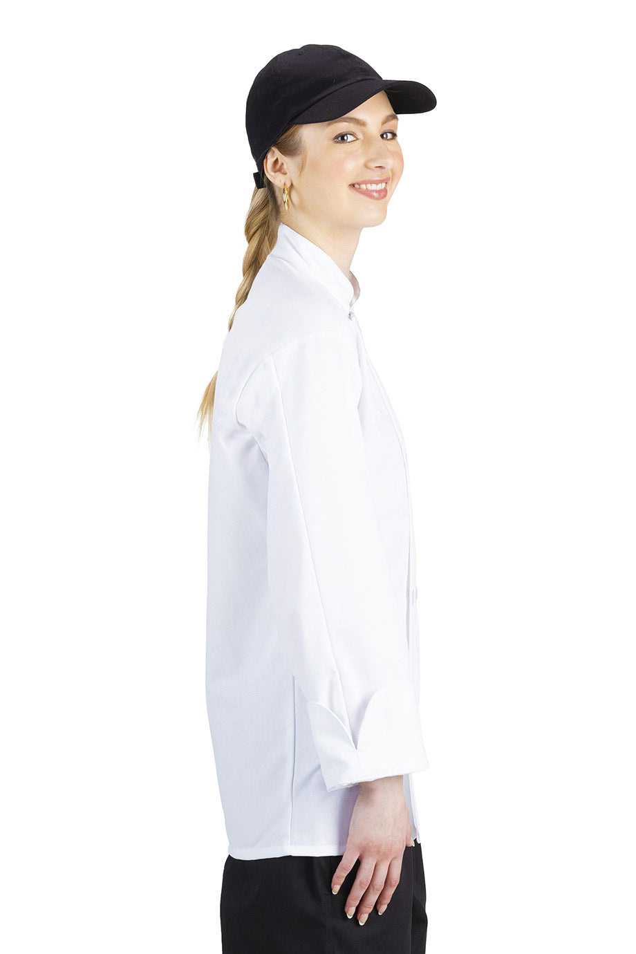 EDWARDS 8 BUTTON LONG SLEEVE CHEF COAT