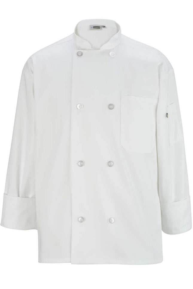 EDWARDS 8 BUTTON LONG SLEEVE CHEF COAT
